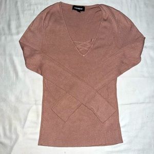 Express Blush Pink Sweater
